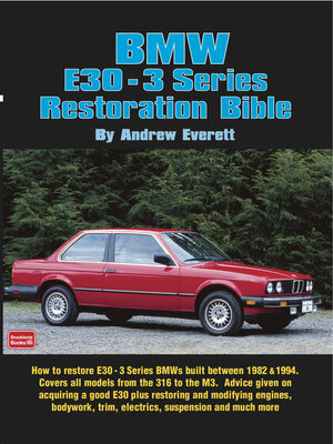 cover image of BMW E30--3 Series Restoration Bible